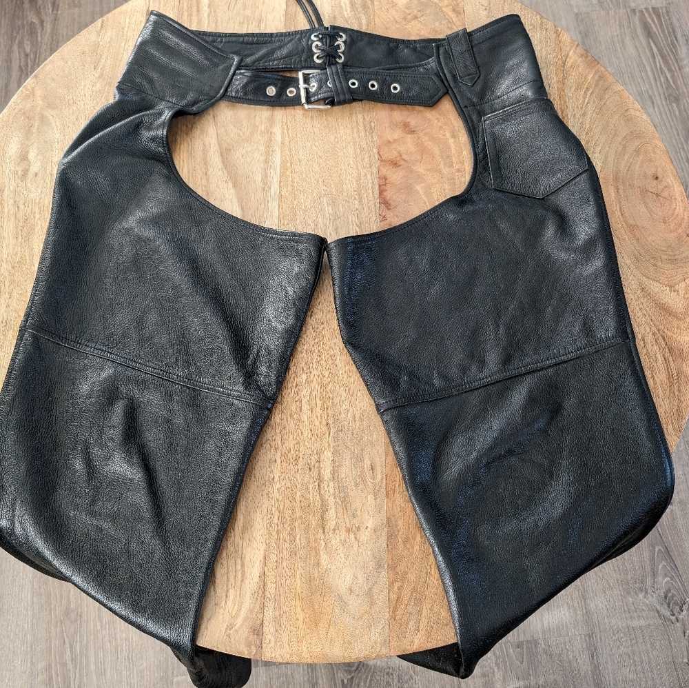 Leather Riding Chaps